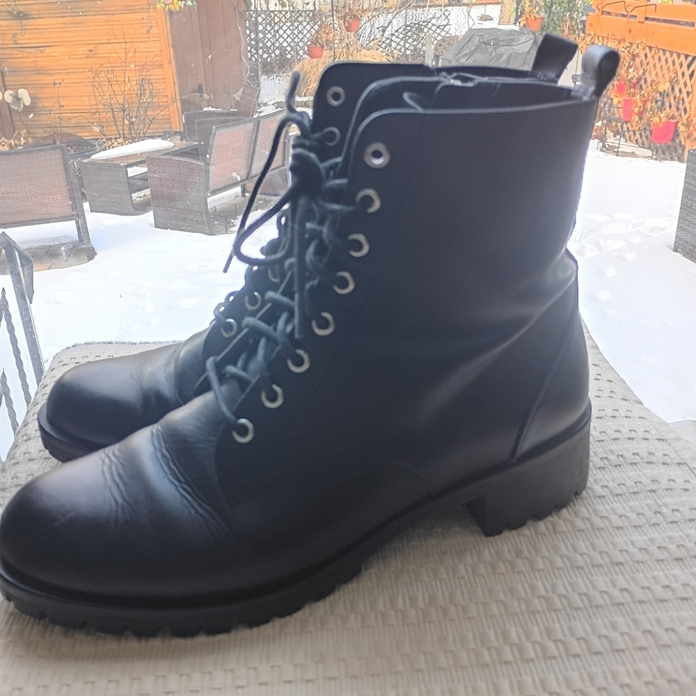 BP Black Combat Boots .Very Good Condition. - Picture 3 of 11
